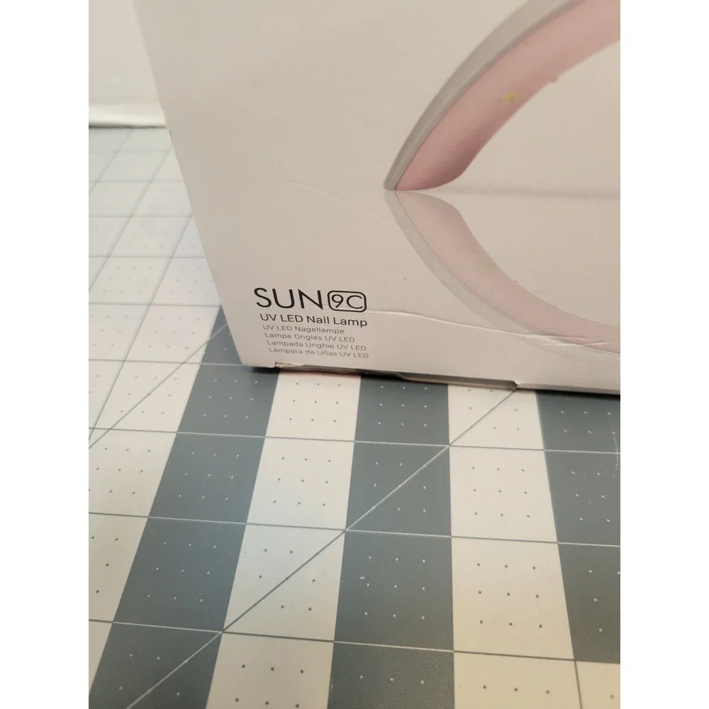 SUNUV SUN9C UV/LED Nail Lamp 24W 18 LEDs Timer Memory White w/Adapter